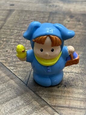 Vintage Fisher-Price Little People Easter Bunny Figure